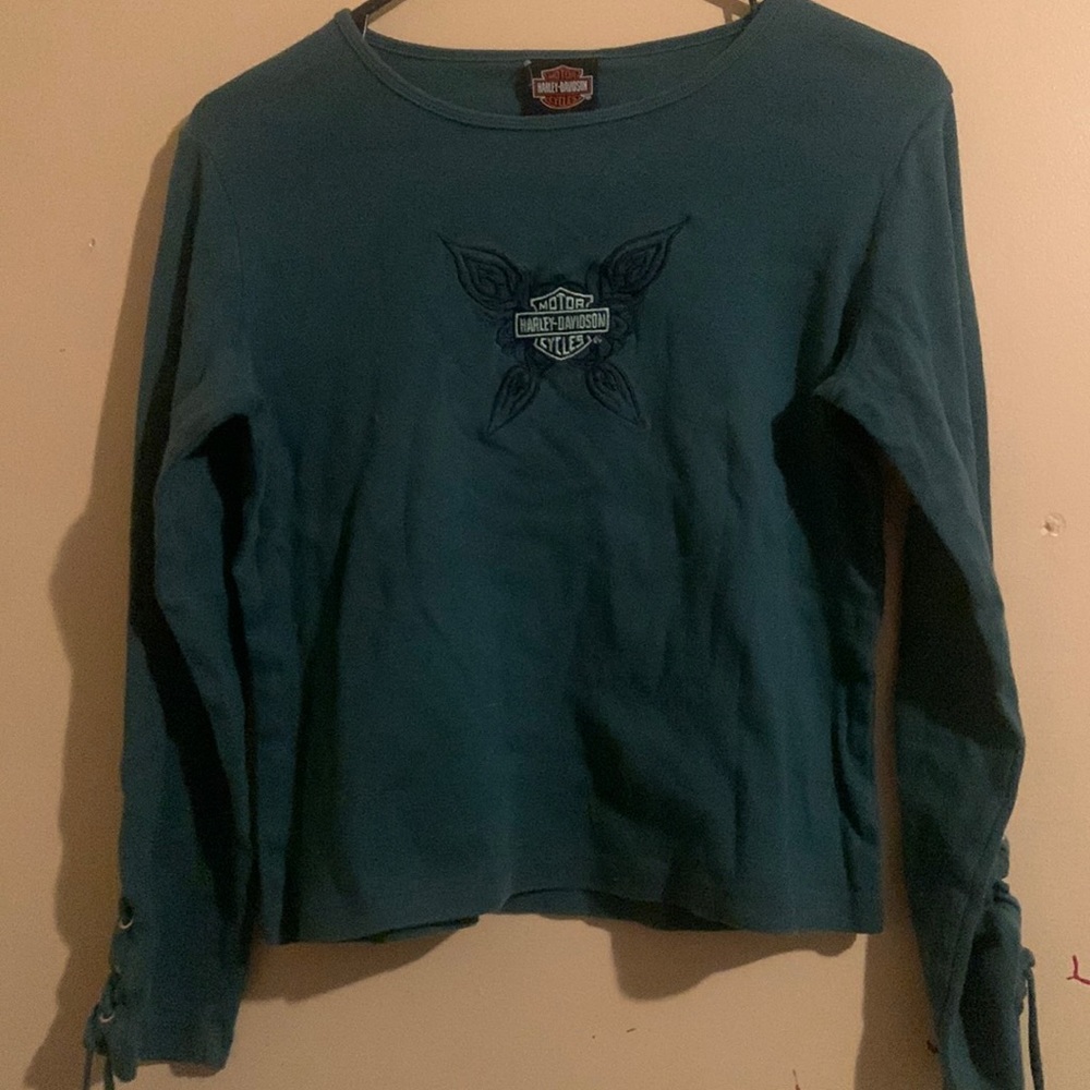 Harley Davison long sleeved shirt